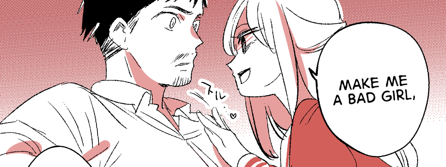A Manga Where an Old Man Teaches Bad Things to a ●-School Girl